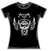 Attica Rage Tshirt - Skull Skinny