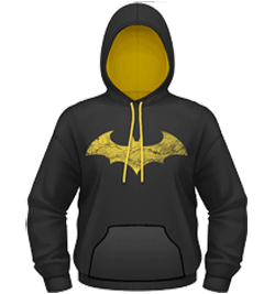 Batman Hoodie - Arkham Batman Logo
