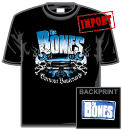 The Bones Tshirt - Burnout Boulevard