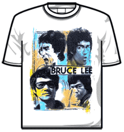 Bruce Lee Tshirt - Faces