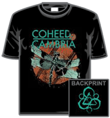 Coheed And Cambria Tshirt - Dragonfly