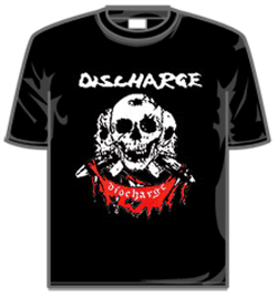Discharge Tshirt - Discharge Skull