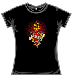 In Flames Tshirt - Burning Jester