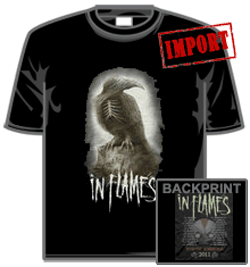 In Flames Tshirt - Deliver Me 2011 Dates