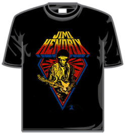 Jimi Hendrix Tshirt - Diamonds In The Dust