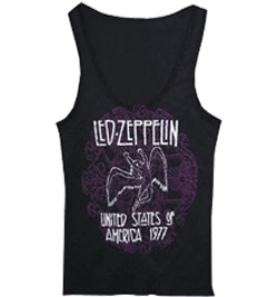 Led Zeppelin Top - Purple Crest