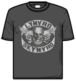 Lynyrd Skynyrd Tshirt - Biker Patch
