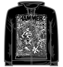 Metal Hammer Hoodie - Bonded By Fire