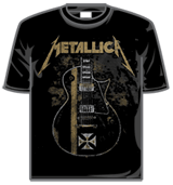 Metallica Tshirt - Hetfield Ironcross Guitar
