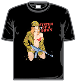 System Of A Down Tshirt - Revo Girl