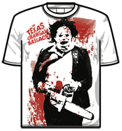 Texas Chainsaw Massacre Tshirt - Splat