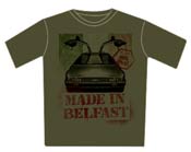 Delorean Tshirt - Made In Belfast