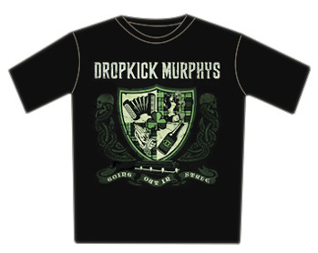 Drop Kick Murphys Tshirt - Going Out Album Cover 