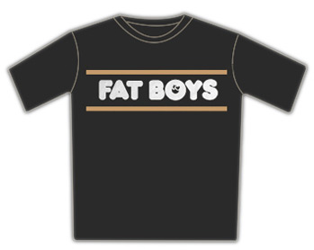 Fat Boys Tshirt - Gold Bar