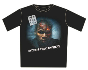 50 Cent Tshirt - Before I Self Destruct