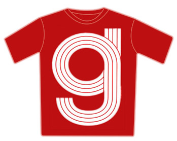 Glassjaw Tshirt - 4 Stroke on Red