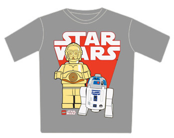 Lego Tshirt - Star Wars - R2D2 and C3PO 