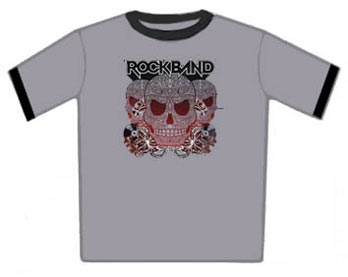 Rock Band TShirt - 3 Skulls