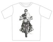 Roy Orbison Tshirt - Motorcycle & Autograph