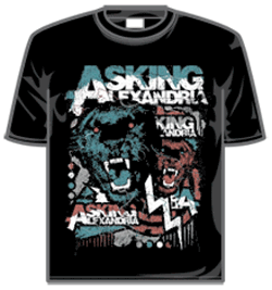 Asking Alexandria Tshirt - Tiger