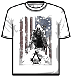 Assassins Creed Tshirt - Burned Flag