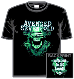 Avenged Sevenfold Tshirt - Welcome To The Family