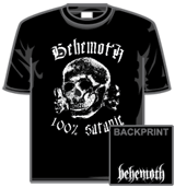 Behemoth Tshirt - 100% Satanic