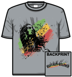 Bob Marley Tshirt - Buffalo Soldier
