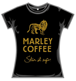 Bob Marley Tshirt - Coffee