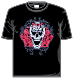 Bullet For My Valentine Tshirt - Skull Bloom