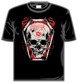 Bullet For My Valentine Tshirt - Skull Kiss