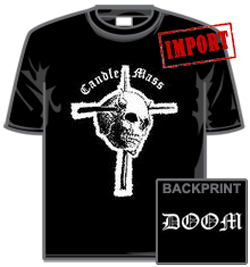 Candlemass Tshirt - Skull & Cross