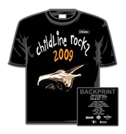 Childline Rocks Tshirt - Childline Rocks 2009