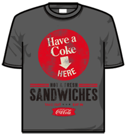 Coca Cola Tshirt - Coke Here