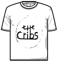 Cribs Tshirt - Black Logo