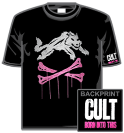 Cult Tshirt - Pink Bones