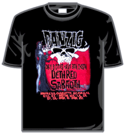 Danzig Tshirt - 9 Cities