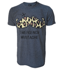 Darkside Tshirt - Emergency Moustache