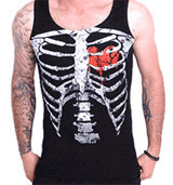 Darkside Vest - Red Ribs