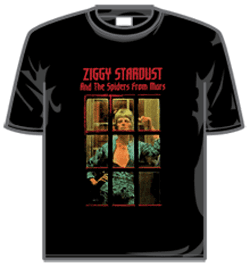 David Bowie Tshirt - Ziggy Phone Box