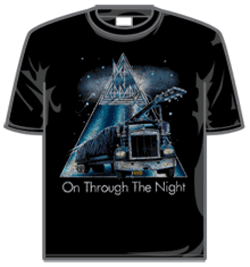 Def Leppard Tshirt - Through The Night