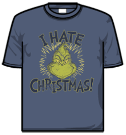 Dr Seuss Tshirt - Grinch Hate Xmas