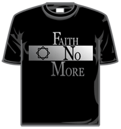 Faith No More Tshirt - Classic Logo Metallic