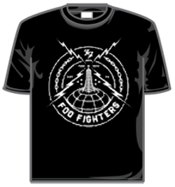 Foo Fighters Tshirt - Black Strike
