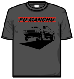 Fu Manchu Tshirt - Muscles