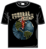 Funeral For A Friend Tshirt - Globe