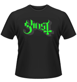 Ghost Tshirt - Logo Green