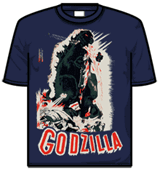 Godzilla Tshirt - Vintage Poster