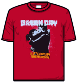 Green Day Tshirt - Kiss 09