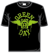 Green Day Tshirt - Neon Wings